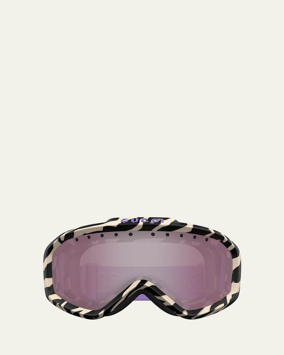 Multicolor Logo Injection Plastic Shield Sunglasses